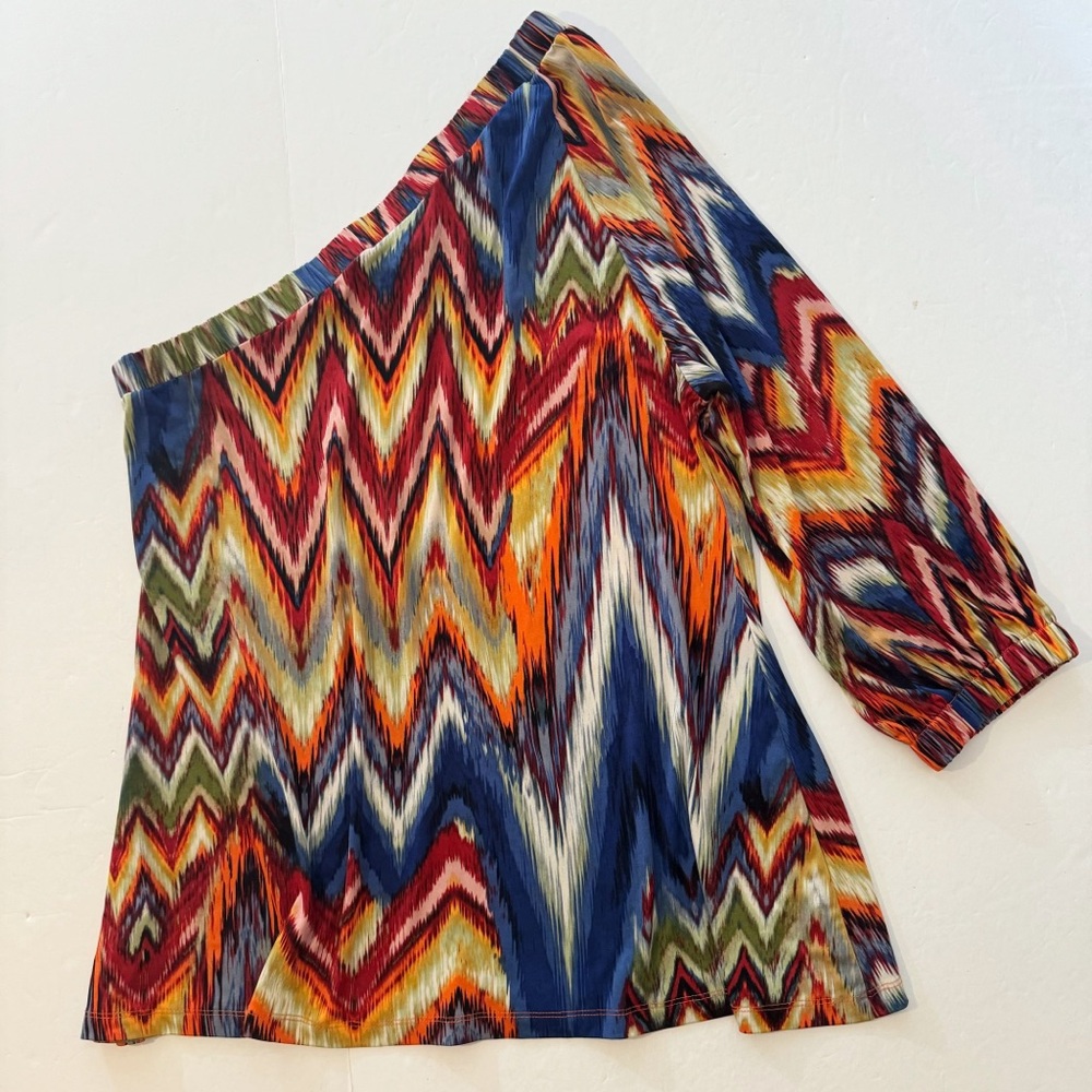 Allen B by Allen Schwartz One Shoulder Blouse - Picture 3 of 5